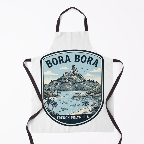 Item preview, Bora Bora French Polynesia Vintage Travel Badge designed and sold by k3rstman1.