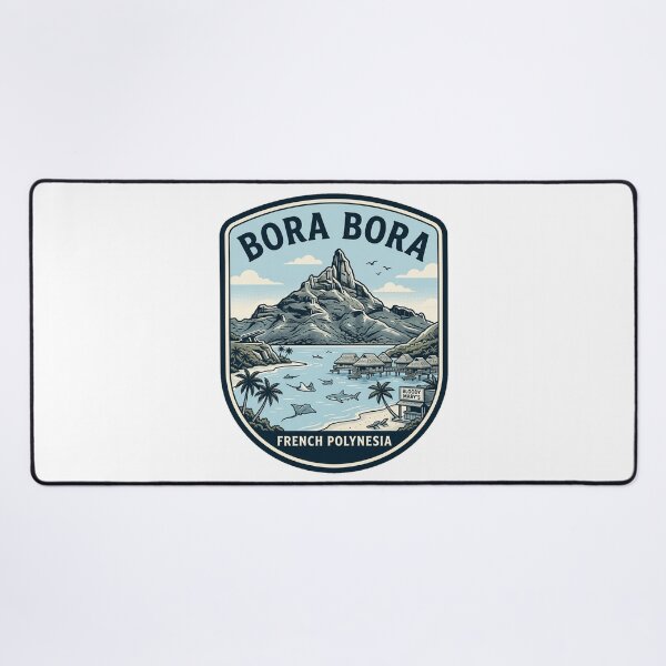 Item preview, Bora Bora French Polynesia Vintage Travel Badge designed and sold by k3rstman1.