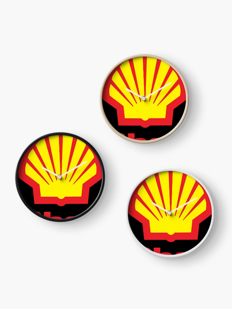 Thumbnail 3 of 4, Clock, Shell Logo designed and sold by DailyNope.