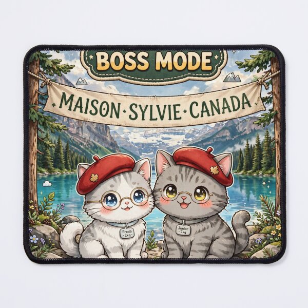 Item preview, Banff BOSS MODE - Lake Louise Canada Travel Badge designed and sold by MAISON SYLVIE.