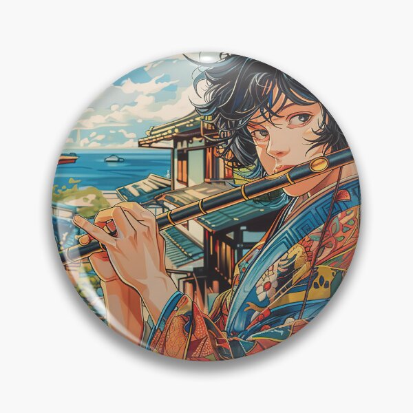 Item preview, Traditional Anime Flutist designed and sold by store52.