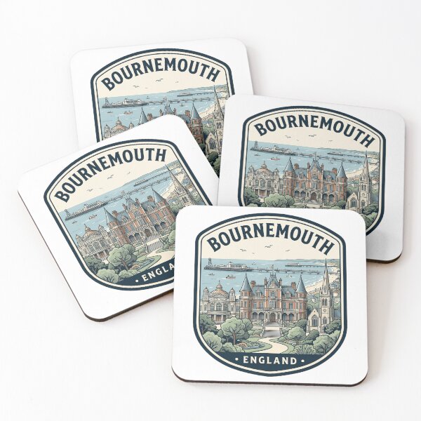 Item preview, Bournemouth England Retro Beach Travel Souvenir designed and sold by k3rstman1.