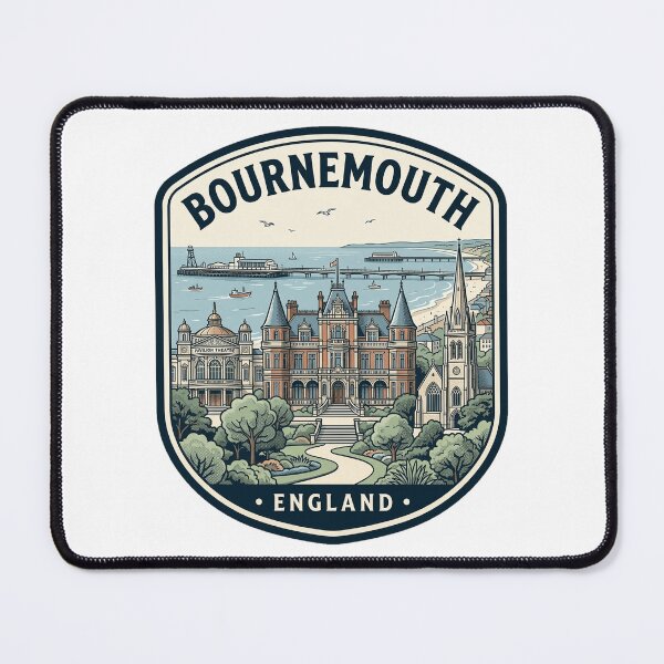 Item preview, Bournemouth England Retro Beach Travel Souvenir designed and sold by k3rstman1.