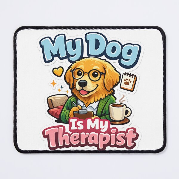 Artikelvorschau, Mein Hund ist mein Therapeut – Lustiges Zitat für Hundeliebhaber – Niedliches Haustier-Zitat entworfen und verkauft von MR4me.