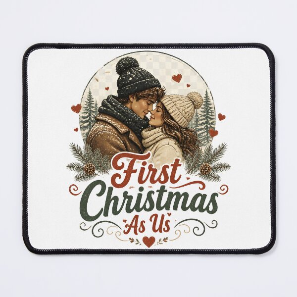 Item preview, First Christmas As Us Romantic Christmas Couple Holiday Gift designed and sold by LiviuGligoros.