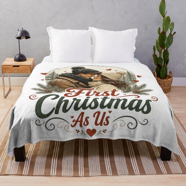 Item preview, First Christmas As Us Romantic Christmas Couple Holiday Gift designed and sold by LiviuGligoros.
