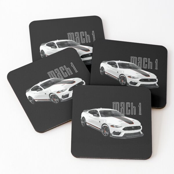 Item preview, White Modern Muscle Car With Racing Stripes designed and sold by Cinemain.