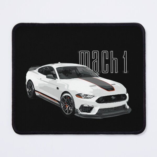Item preview, White Modern Muscle Car With Racing Stripes designed and sold by Cinemain.