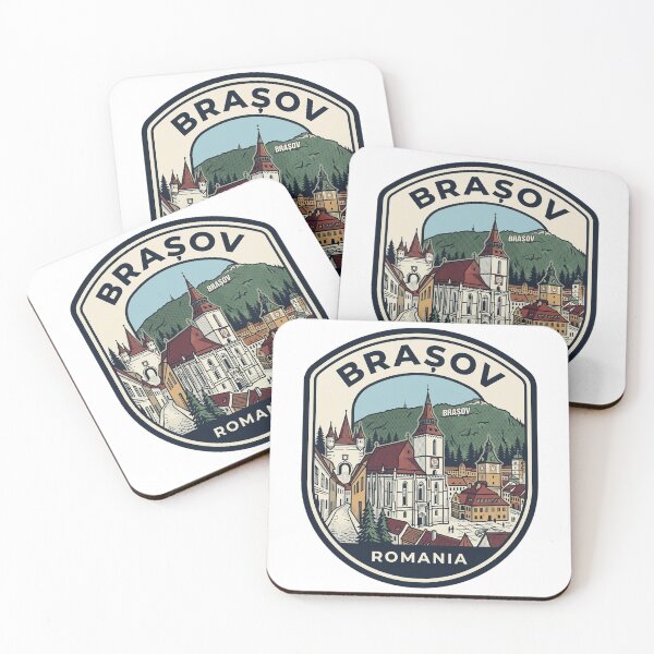 Item preview, Brasov Romania Vintage Travel Emblem designed and sold by k3rstman1.