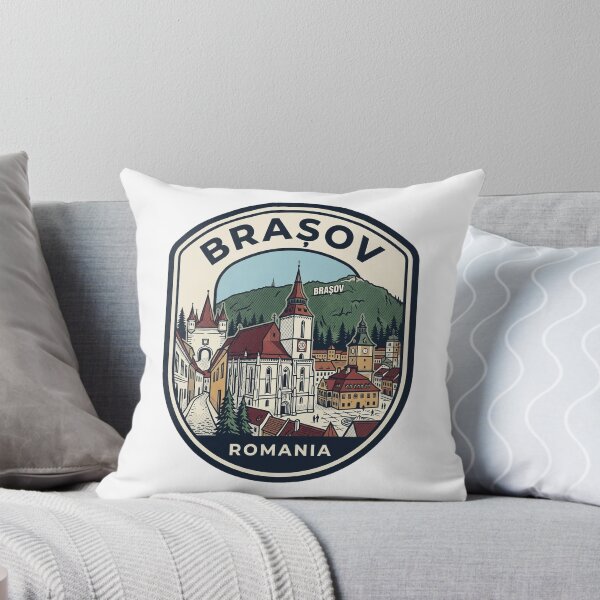 Item preview, Brasov Romania Vintage Travel Emblem designed and sold by k3rstman1.