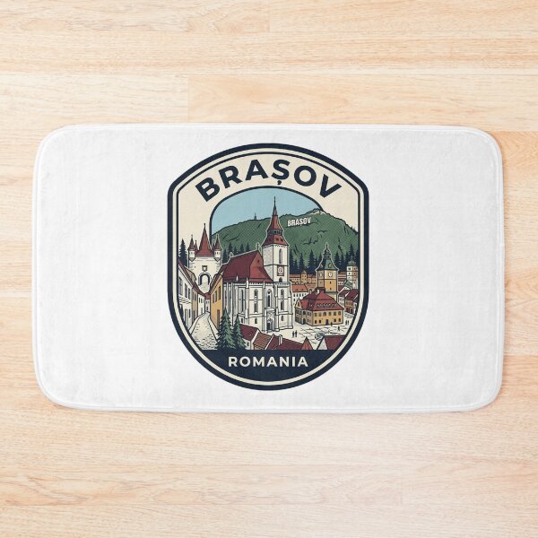 Item preview, Brasov Romania Vintage Travel Emblem designed and sold by k3rstman1.