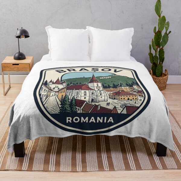 Item preview, Brasov Romania Vintage Travel Emblem designed and sold by k3rstman1.