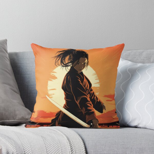 Item preview, Female Samurai Warrior Sunset designed and sold by store52.