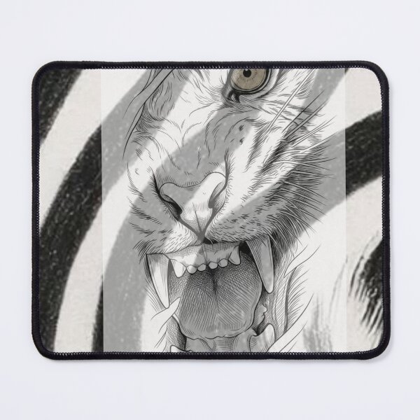Item preview, Fierce Tiger Pencil Sketch Illustration designed and sold by DKSH1234.