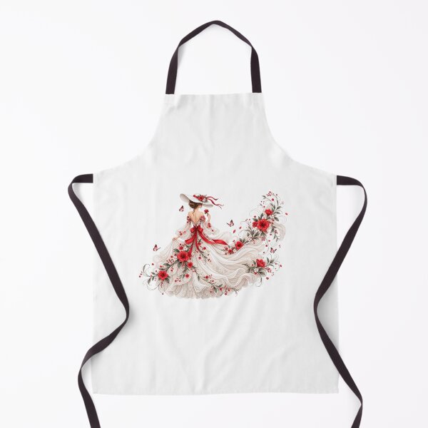 Item preview, red floral woman designed and sold by Reshmakhan.