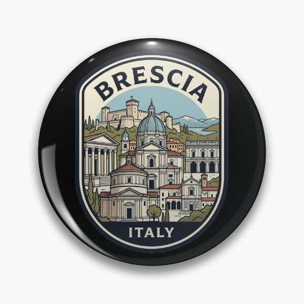 Item preview, Brescia Italy Vintage Travel Badge Emblem designed and sold by k3rstman1.