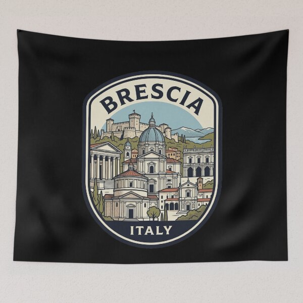 Item preview, Brescia Italy Vintage Travel Badge Emblem designed and sold by k3rstman1.