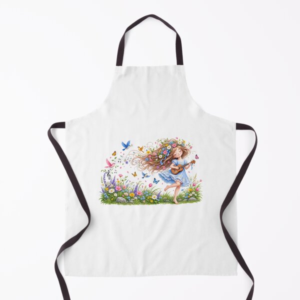 Item preview, girl playing ukulele designed and sold by Reshmakhan.