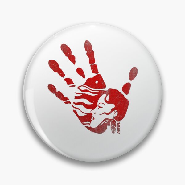 Item preview, Red Hand #MMIW Indigenous Native American MMIW Awareness designed and sold by MimicMiniatures.