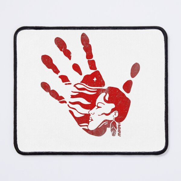 Item preview, Red Hand #MMIW Indigenous Native American MMIW Awareness designed and sold by MimicMiniatures.