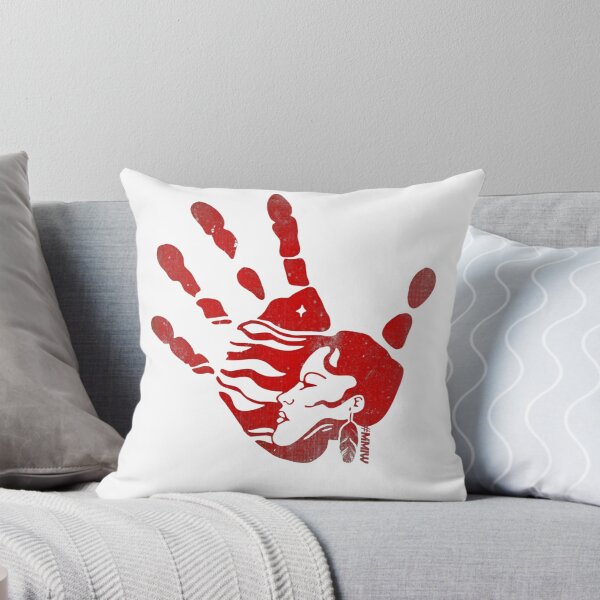 Item preview, Red Hand #MMIW Indigenous Native American MMIW Awareness designed and sold by MimicMiniatures.