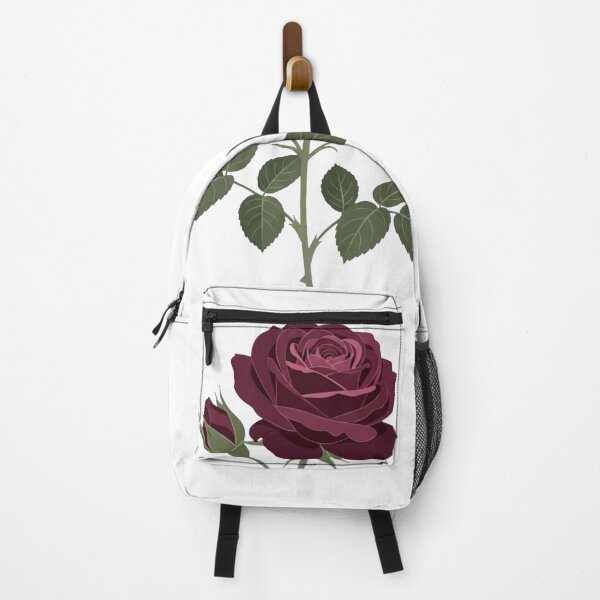 Item preview, Botanical Burgundy Rose - Elegant Dark Romance Art designed and sold by Dzblack.