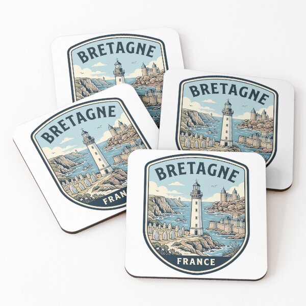 Item preview, Vintage Bretagne France Coastal Lighthouse Travel Badge designed and sold by k3rstman1.