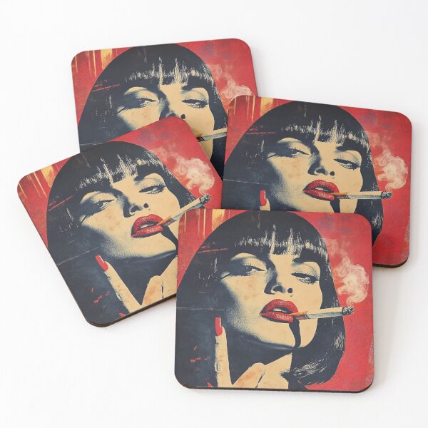 Item preview, Bold Pop Art Woman Smoking Retro Portrait designed and sold by Vicky021.