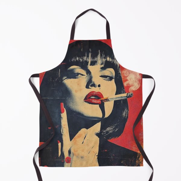 Item preview, Bold Pop Art Woman Smoking Retro Portrait designed and sold by Vicky021.
