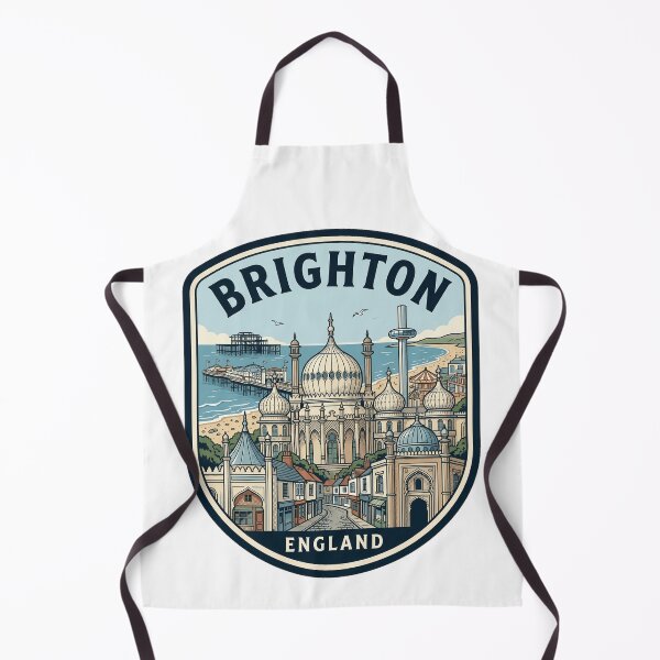 Item preview, Brighton England Royal Pavilion Retro Travel Badge designed and sold by k3rstman1.