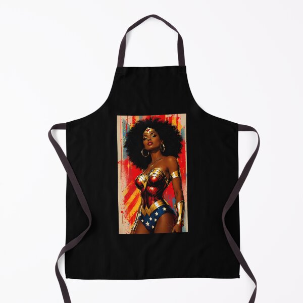 Item preview, Afro Warrior Goddess – Bold Comic Style Superhero designed and sold by MimicMiniatures.