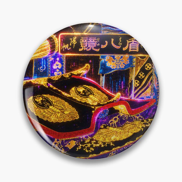 Item preview, Cyberpunk Yakatabune | Neon Japanese Festival Boat Art designed and sold by RhymeArc.