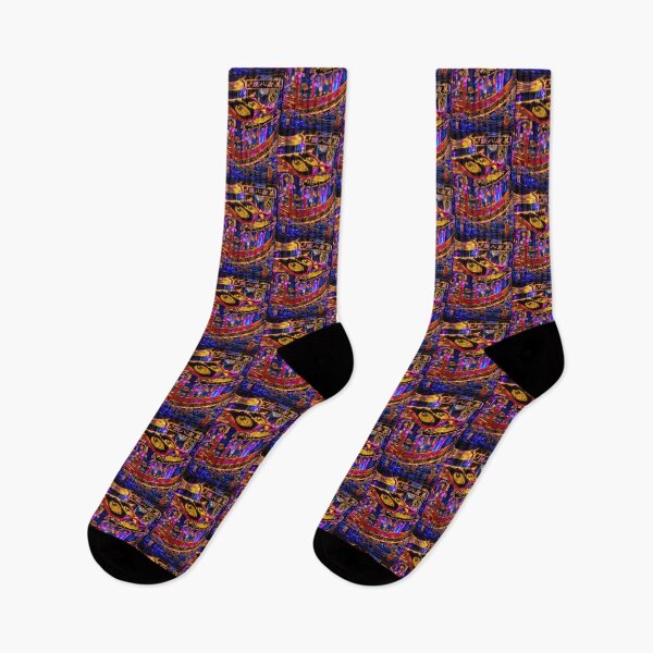 Item preview, Cyberpunk Yakatabune | Neon Japanese Festival Boat Art designed and sold by RhymeArc.