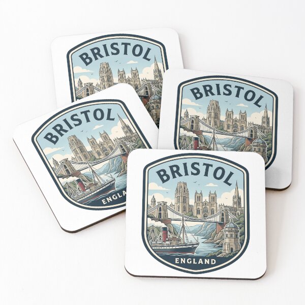 Item preview, Bristol England Vintage Skyline Travel Badge designed and sold by k3rstman1.