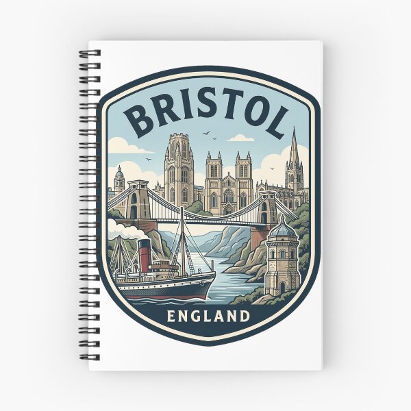Item preview, Bristol England Vintage Skyline Travel Badge designed and sold by k3rstman1.
