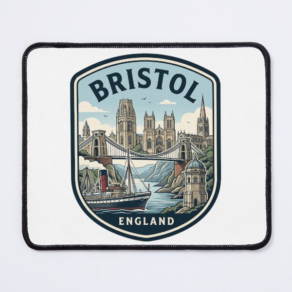 Item preview, Bristol England Vintage Skyline Travel Badge designed and sold by k3rstman1.