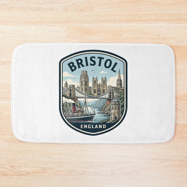 Item preview, Bristol England Vintage Skyline Travel Badge designed and sold by k3rstman1.