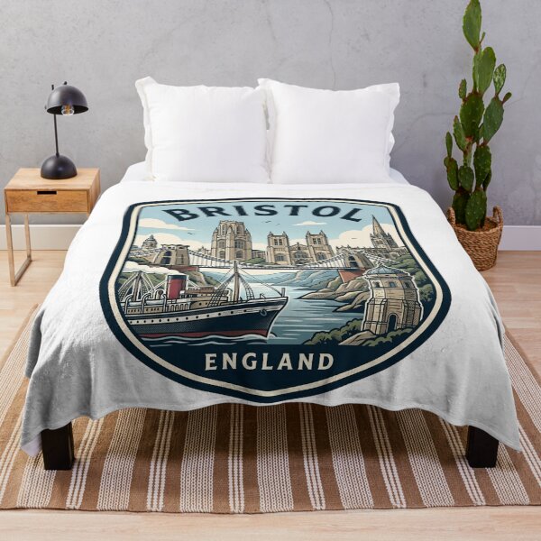 Item preview, Bristol England Vintage Skyline Travel Badge designed and sold by k3rstman1.
