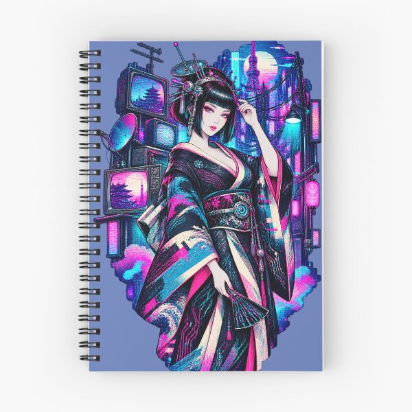 Item preview, NEON FUTURE GEISHA designed and sold by Hitokoma.