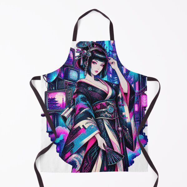 Item preview, NEON FUTURE GEISHA designed and sold by Hitokoma.