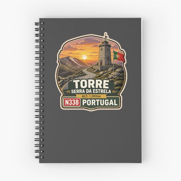 Item preview, Torre Serra da Estrela Portugal N338 Sticker TShirt 01 designed and sold by OuterShellUK.