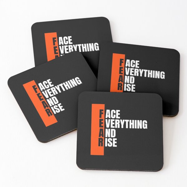 Item preview, Fear - Face Everything and Rise designed and sold by RajDeals.