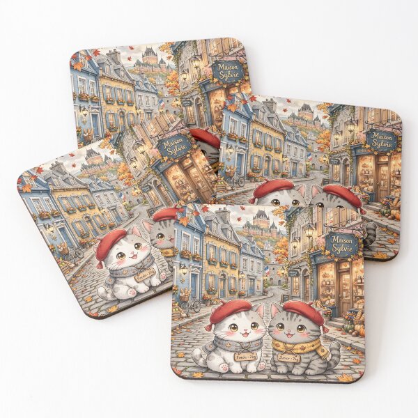 Item preview, Quebec City Autumn - Freda and Junior at Maison Sylvie Shop designed and sold by MAISON SYLVIE.