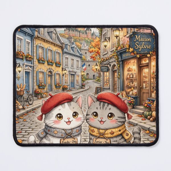 Item preview, Quebec City Autumn - Freda and Junior at Maison Sylvie Shop designed and sold by MAISON SYLVIE.