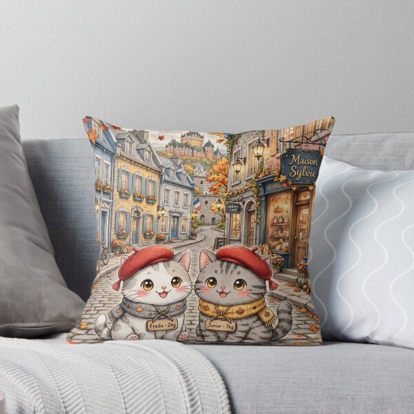 Item preview, Quebec City Autumn - Freda and Junior at Maison Sylvie Shop designed and sold by MAISON SYLVIE.