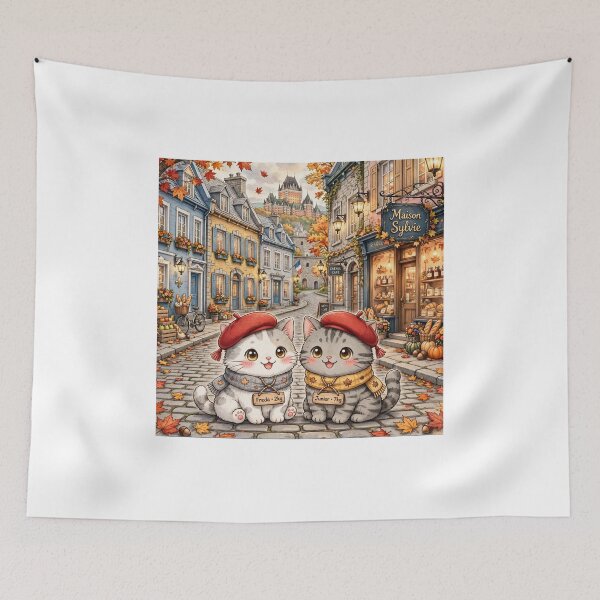 Item preview, Quebec City Autumn - Freda and Junior at Maison Sylvie Shop designed and sold by MAISON SYLVIE.