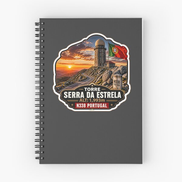 Item preview, Torre Serra da Estrela Portugal N338 Sticker TShirt 02 designed and sold by OuterShellUK.
