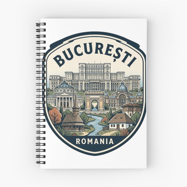 Item preview, Bucuresti Romania Retro Travel Emblem designed and sold by k3rstman1.