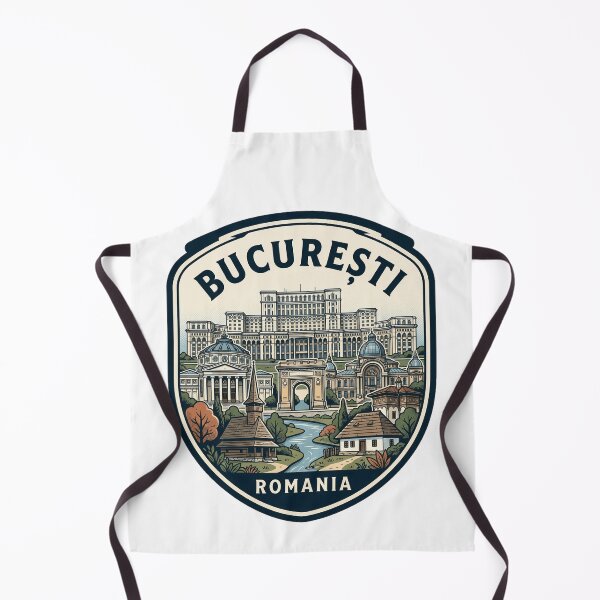 Item preview, Bucuresti Romania Retro Travel Emblem designed and sold by k3rstman1.