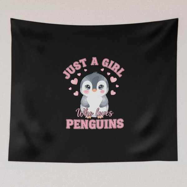 Item preview, Just A Girl Who Loves Penguins Animal Lover For Women Kids designed and sold by PopStars1993.